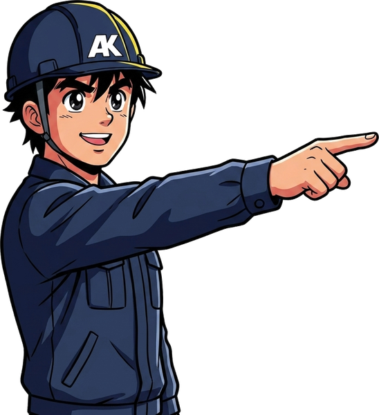 外構本舗の職人キャラクター